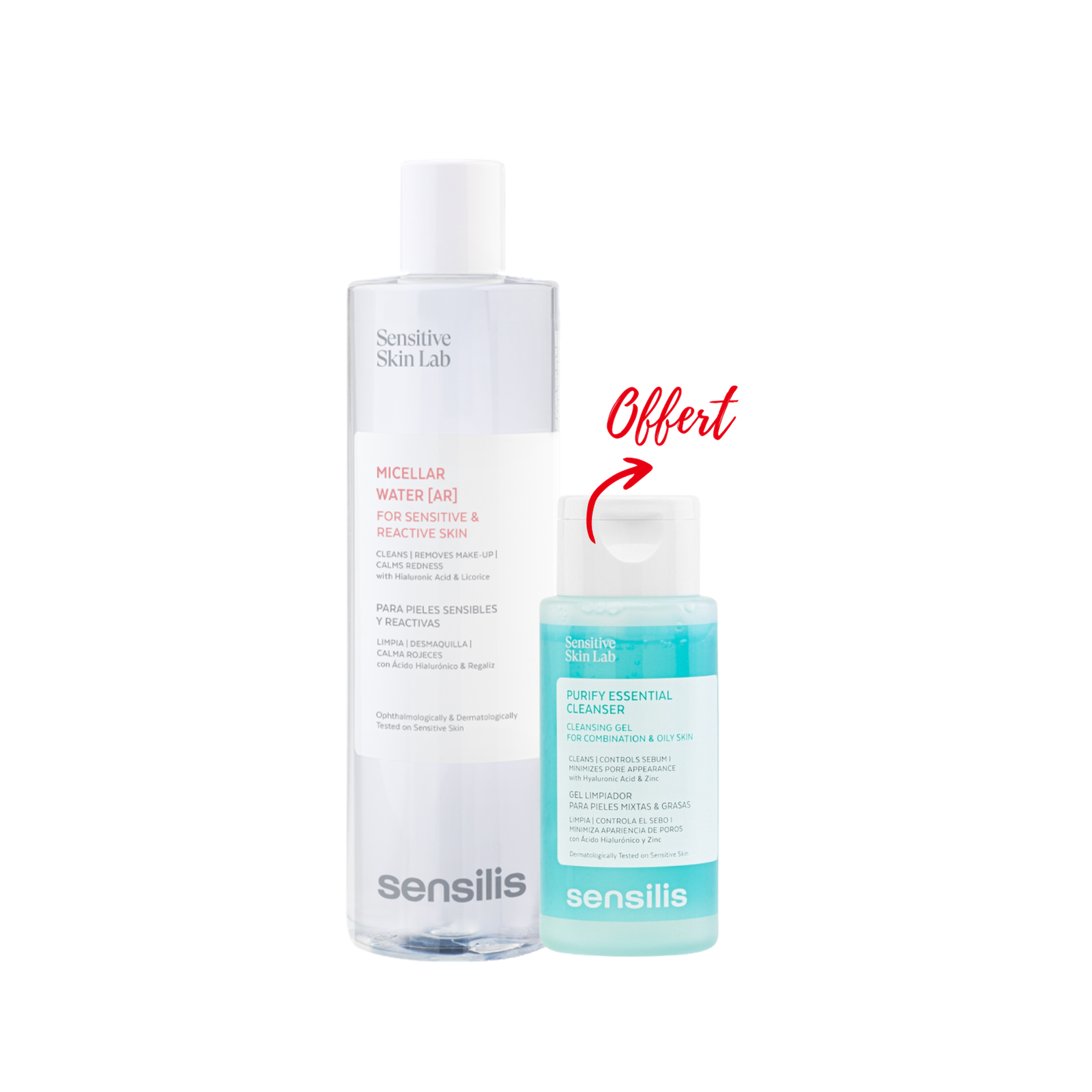 Sensilis Eau Micellaire AR + Purify Essential Cleanser (Offert)